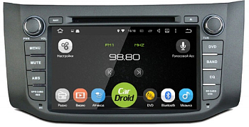 Штатная магнитола Roximo CarDroid RD-1204 для Nissan Tiida 2015, Sentra 2014 (Android 8.0)