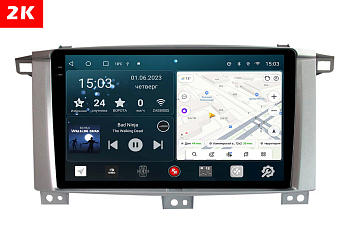 Автомагнитола штатная с 2K экраном Redpower 75483 на Android 10 для Toyota Land Cruiser 105 (2002-2007)