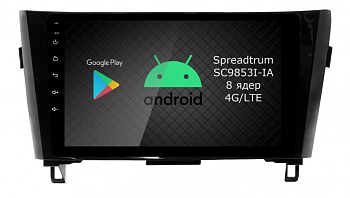 Штатная магнитола Roximo 2K / RI-1202-NV14 для Nissan Qashqai 2, X-Trail 3, 2014- (с навигацией) на Android 12 (8/128Gb)