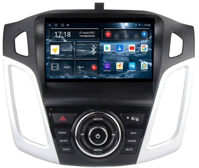 Автомагнитола штатная с 2K экраном Redpower 75450 на Android 10 для Ford Focus 3-поколение (01.2010-10.2019)