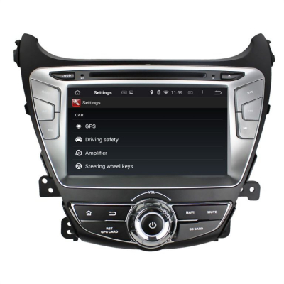 Штатная автомагнитола Hyundai Elantra 2013+ Carmedia KD-8054-P6 Android 9.0 DSP