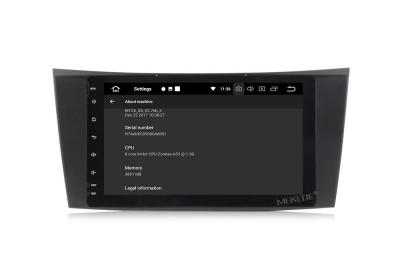 Штатная автомагнитола Mercedes-Benz E класс W211/S211 2002-2009, CLS W219 2004-2010 Carmedia XN-8504-P5 Android 9.0 DSP