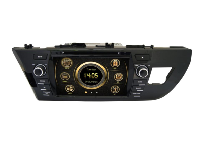 Головное устройство TOYOTA Corolla E180, E170 2013-2015 вместо штатной рамки на Android 8.1 CARMEDIA KR-8090-T8