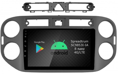 Штатная магнитола Roximo RI-3704-8 для Volkswagen Tiguan, 2007-2011 на Android 12 (8/128Gb)