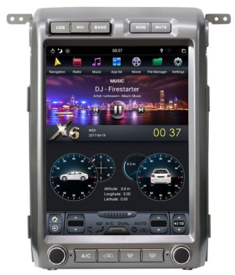 Магнитола Tesla для FORD F150 2009-2014 на Android 9.0 Carmedia ZF-1311-S2-DSP