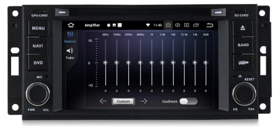 Магнитола для Jeep, Dodge, Chrysler 2006-2015 (207x98мм) на Android 10 - Carmedia MKD-J613-P6