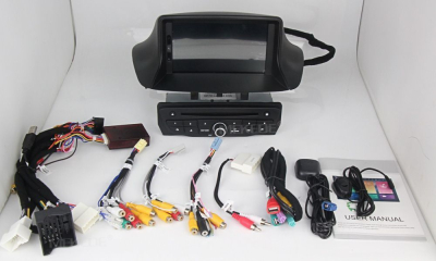 Штатное головное устройство RENAULT Megane III 2009+, Fluence 2010+, черный на Android 10 Carmedia MKD-R709-P30