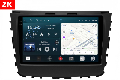 Автомагнитола штатная с 2K экраном Redpower 75159 на Android 10 для SsangYong Rexton 4-поколение (03.2017-11.2020)
