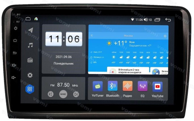 Штатная магнитола VOMI ZX603R10-7862-LTE для Skoda Superb 3T 03.2008-07.2013, B6 08.2013-01.2015 на Android 10