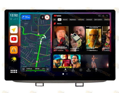 Штатная магнитола Mitsubishi Pajero Mini 2000-2007 2 дорестайл на Android 10, DSP, 4G, IPS, Carplay - Cardrox CD-4628-13 (11-13 дюймов)