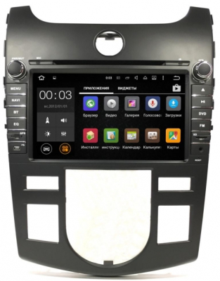 Штатное головное устройство на Android 6.0 для Kia Cerato 2009-2013 (с климатом) CARDROX ZT-3086