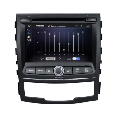Штатное головное устройство для SSANGYONG Actyon II 2010-2013, Korrando на Android 8.0 Carmedia KDO-7067