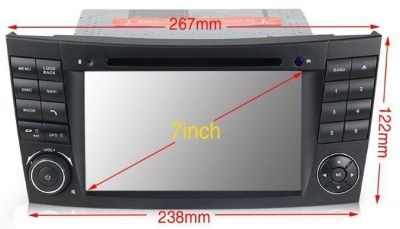 Штатное головное устройство MERCEDES E класс W211/S211 2002-2009, CLS W219 2004-2010 на Android 10 Carmedia MKD-7011-P30