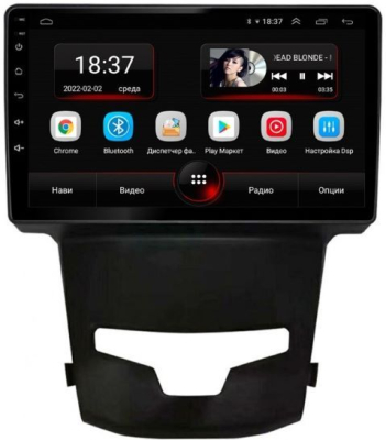 Штатная магнитола VOMI AK424R9-MTK-LTE-4-64 для SsangYong Actyon 10.2013+ на Android 10