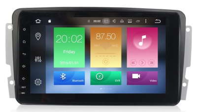 Штатная автомагнитола Mercedes-Benz G класс W463 2001-2006, C класс W203, CLK C209/W209, Vito, Viano Carmedia XN-8505-P6 Android 9.0