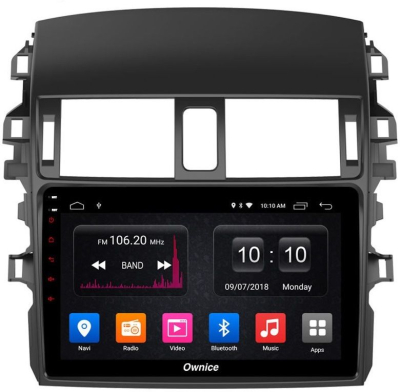 Штатная магнитола Ownice G60 S9605V для Toyota Corolla E150 (Android 8.1)