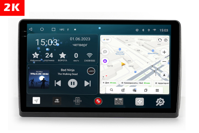 Автомагнитола штатная с 2K экраном RedPower 71171 Slim на Android 10 для Great Wall Hover H6 1-поколение (06.2012-10.2016)