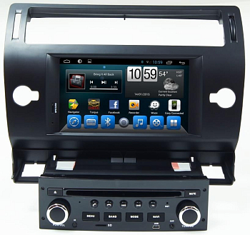 Штатное головное устройство для Citroen C4 2004-2011 черный на Android 8.1 Carmedia KR-7066-b-S9 Штатное головное устройство для Citroen C4 2004-2011 черный на Android 8.1 Carmedia KR-7066-b-S9