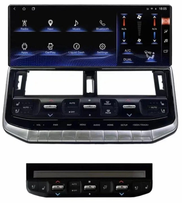 Магнитола для Toyota Land Cruiser 300 2021+ low на Android 13 - Carmedia ZH-T1219