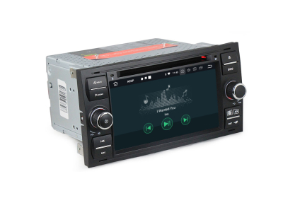 Штатное головное устройство Черная для Ford Focus 2 2005-2007, Transit 2006-2015, C-Max 2003-2010, Fusion 2005-2012 (230х120мм) на Android 10 Carmedia MKD-F745B-P6N