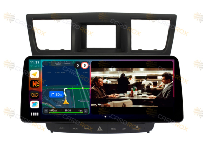 Штатная магнитола Toyota Highlander II 2008-2013 на Android 10, DSP, 4G, IPS, Carplay - Cardrox CD-4976-12 (12 дюймов)
