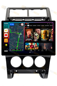 Штатная магнитола Lada Priora 2013-2018 черный глянец на Android 10, DSP, 4G, IPS, Carplay - Cardrox CD-4921-13 (11-13 дюймов)