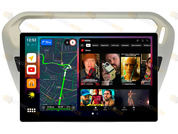 Штатная магнитола Peugeot 301 2013-2016 на Android 10, DSP, 4G, IPS, Carplay - Cardrox CD-4615-13 (11-13 дюймов)