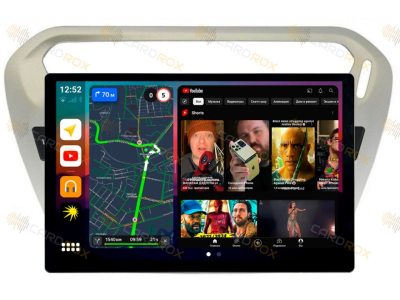 Штатная магнитола Peugeot 301 2013-2016 на Android 10, DSP, 4G, IPS, Carplay - Cardrox CD-4615-13 (11-13 дюймов)