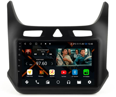 Штатная магнитола Chevrolet Cobalt 2013-2022 черный матовый на Android 11 - Cardrox CD-4745M