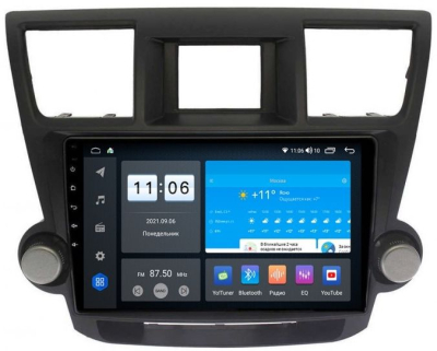 Штатная магнитола VOMI ZX553R10-7862-LTE-4-64 для Toyota Highlander 2009-2014 c энкодерами на Android 10