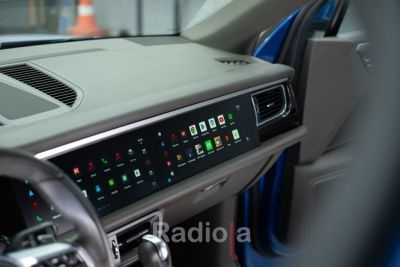 Монитор двойной 12,3"+12,3" Porsche Macan 2014-2016 (CDR3.0/PCM3.0) на Android 12 - Radiola RDL-Macan Dual