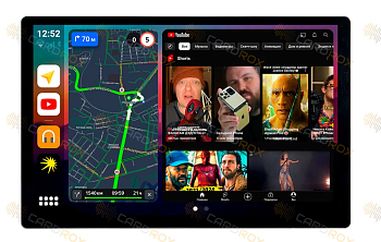 Штатная магнитола Toyota Highlander 2020+ на Android 10, DSP, 4G, IPS, Carplay - Cardrox CD-4965-13 (11-13 дюймов)