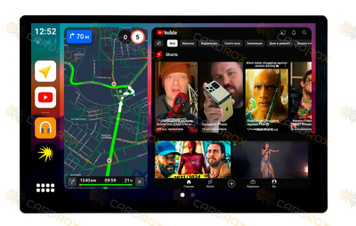 Штатная магнитола Toyota Highlander 2020+ на Android 10, DSP, 4G, IPS, Carplay - Cardrox CD-4965-13 (11-13 дюймов)