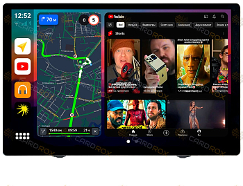 Штатная магнитола Lada Granta FL 2018-2022 на Android 10, DSP, 4G, IPS, Carplay - Cardrox CD-4246-13 (11-13 дюймов)