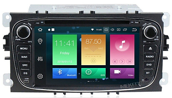 Магнитола для Ford Focus II, Mondeo, S-MAX, Galaxy, Tourneo, Transit Connect черный на Android 10 - Carmedia MKD-7028B-P6 Магнитола для Ford Focus II, Mondeo, S-MAX, Galaxy, Tourneo, Transit Connect черный на Android 10 - Carmedia MKD-7028B-P6