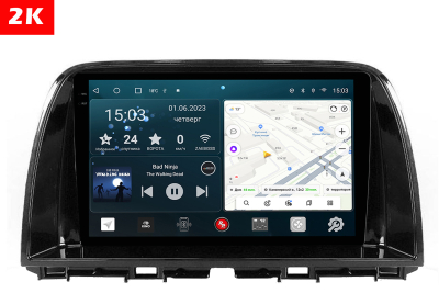 Автомагнитола штатная с 2K экраном RedPower 71313 Slim на Android 10 для Mazda CX-5 1-поколение (09.2011-07.2017)