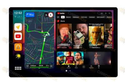 Штатная магнитола Subaru Outback, Legacy 2003-2009 взамен верхнего бардачка на Android 10, DSP, 4G, IPS, Carplay - Cardrox CD-4812-13 (11-13 дюймов)