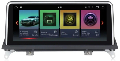 Монитор для BMW X5 E70 2010-2013 и X6 E71 2012-2014 CIC на Android 10 - Carmedia MKD-B1002H-Q6