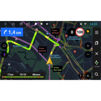 Штатная автомагнитола Android 8 VOMI VM2735-T8 Mitsubishi Pajero 4