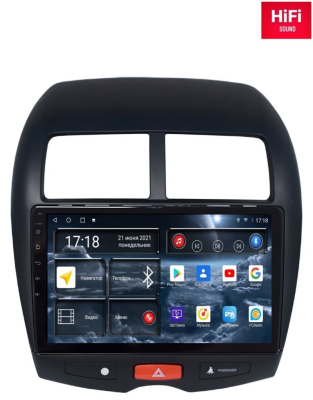 Автомагнитола штатная Redpower 75026 на Android 10 для для Mitsubishi ASX (10-16), Peugeot 4008 (12+), Citroen C4 Aircross