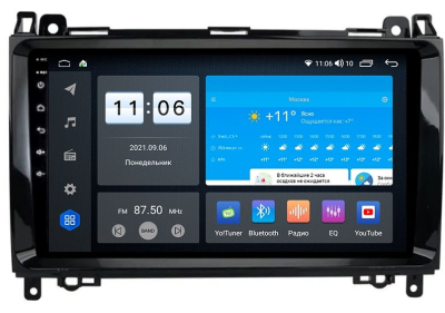 Штатная магнитола VOMI ZX398R9-7862-LTE для Mercedes-Benz A 1997-2012, B 2005-2011, Sprinter 2006+, Viano 2014+, Vito 2014, VW Crafter 2006-2011, Crafter 2011-2016 на Android 10