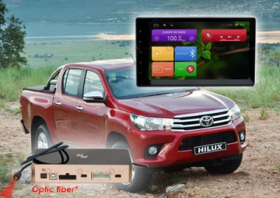 Штатное головное устройство Redpower 31186 IPS DSP на Android 7.1+ для Toyota Hilux 8 (2015+) и Fortuner (2017+)