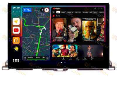Штатная магнитола Toyota Highlander 2014-2019 на Android 10, DSP, 4G, IPS, Carplay - Cardrox CD-4003-13 (11-13 дюймов)