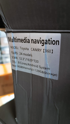 Штатная магнитола для Toyota Camry V80 2024+ Android 12 - Carmedia  HP-T1218