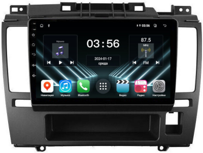 Штатная магнитола для Nissan Tiida 2004-2013 цвет графит на Android 13 - FarCar (D/DX1148M графит)