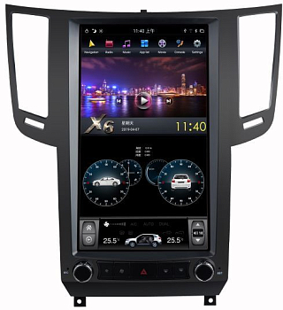 Магнитола Tesla для INFINITI FX35 2009-2013 / QX70 2013-2016 на Android 11 Carmedia ZF-1828-Q6