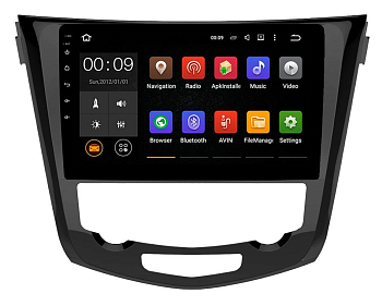 Штатная магнитола Roximo 4G (2K) RX-1212-NV14 Nissan Qashqai 2, X-Trail 3, 2014- (климат с навигацией) (Android 13)