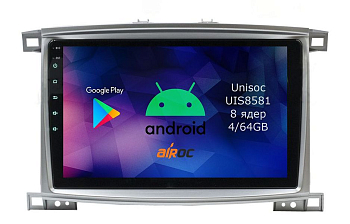 Штатная магнитола для Toyota Land Cruiser 105, 2002-2007 на Android 14 - Airoc RMN-1121