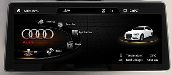 Головное устройство AUDI Q5 2008-2016 на Android 4.4 CARMEDIA U9-6706 Головное устройство AUDI Q5 2008-2016 на Android 4.4 CARMEDIA U9-6706
