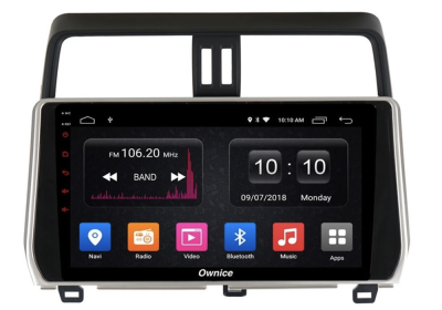 Штатная магнитола для Toyota Land Cruiser Prado 150 2017+ на Android 10 - Carmedia OL-1680-IJ